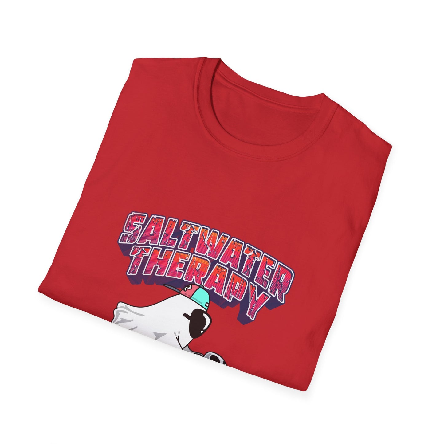 Saltwater Therapy T-Shirt | Beach Ocean Relaxation Graphic Tee