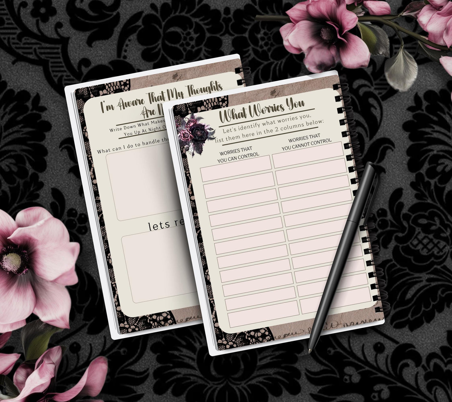 Trauma & PTSD Healing Spiral Journal - Mental Health Workbook and Planner, Perfect Therapy for Anxiety and Depression