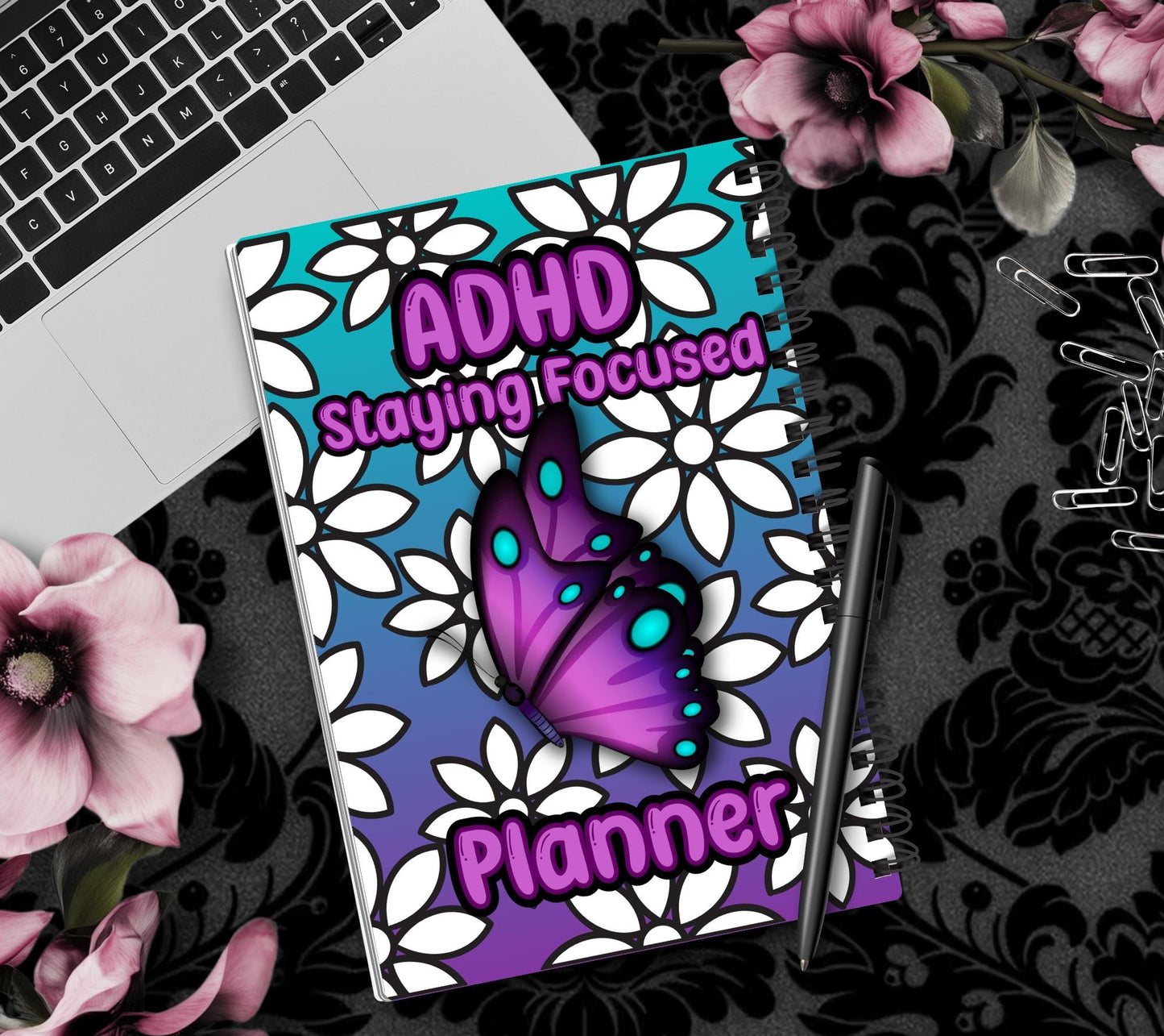 ADHD Planner, Focused Journal & Planner For ADHD Minds, Keep Track of Appointments and Daily Task Organizing and Routine Productivity