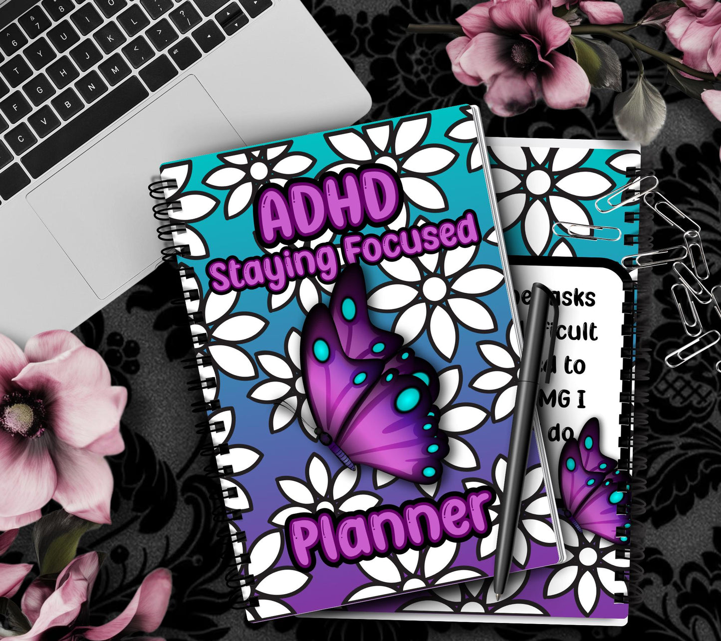 ADHD Planner, Focused Journal & Planner For ADHD Minds, Keep Track of Appointments and Daily Task Organizing and Routine Productivity