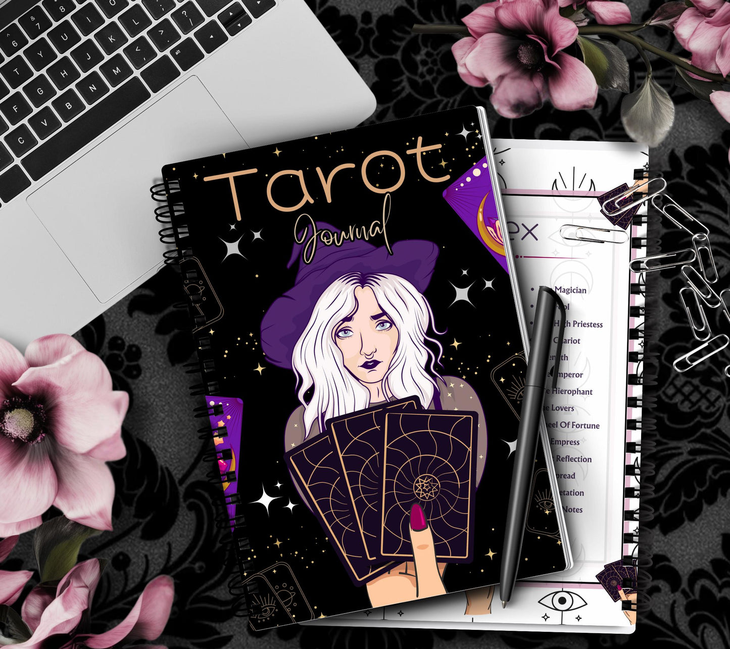 Essential Tarot Card Journal: Perfect for Beginners - Manage Readings, Reflect, Enhance Your Practice and Manage Your Cards