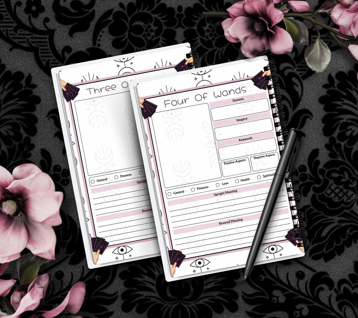 Essential Tarot Card Journal: Perfect for Beginners - Manage Readings, Reflect, Enhance Your Practice and Manage Your Cards