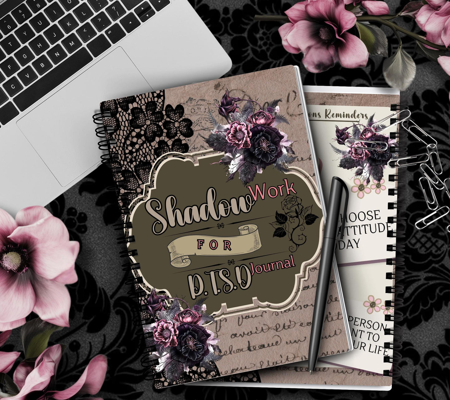 Trauma & PTSD Healing Spiral Journal - Mental Health Workbook and Planner, Perfect Therapy for Anxiety and Depression