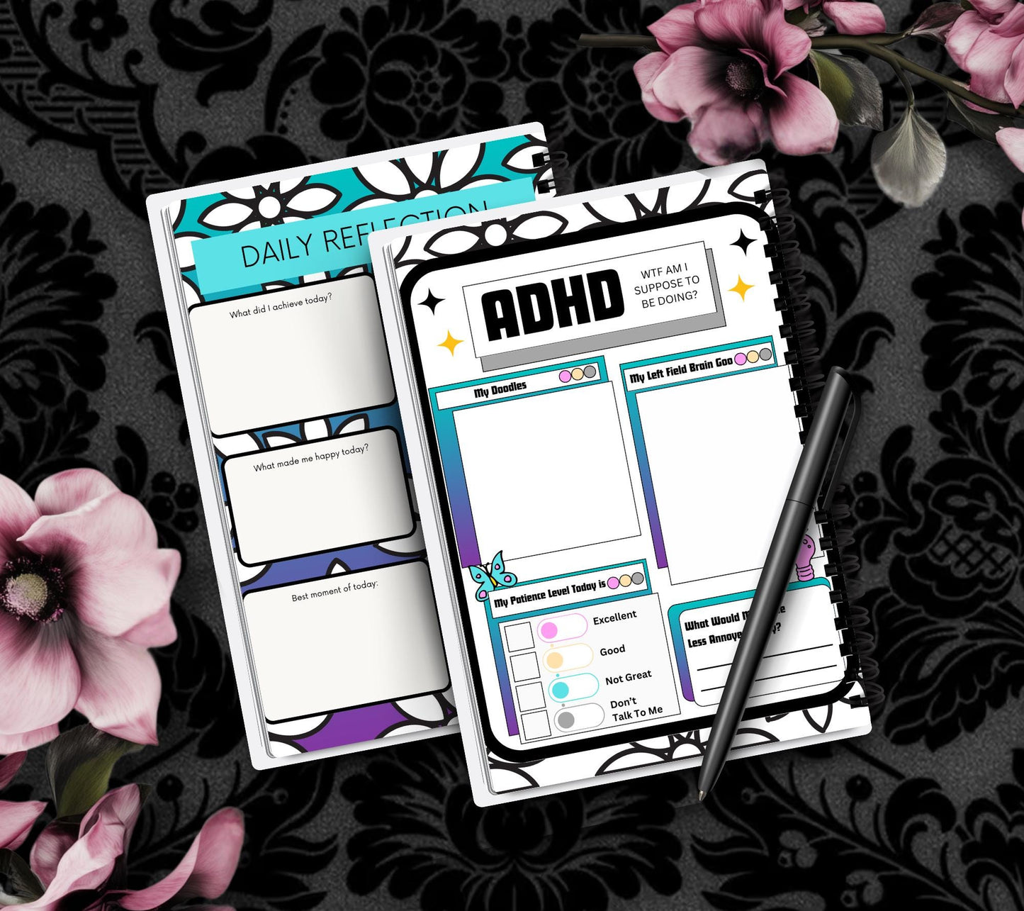 ADHD Planner, Focused Journal & Planner For ADHD Minds, Keep Track of Appointments and Daily Task Organizing and Routine Productivity