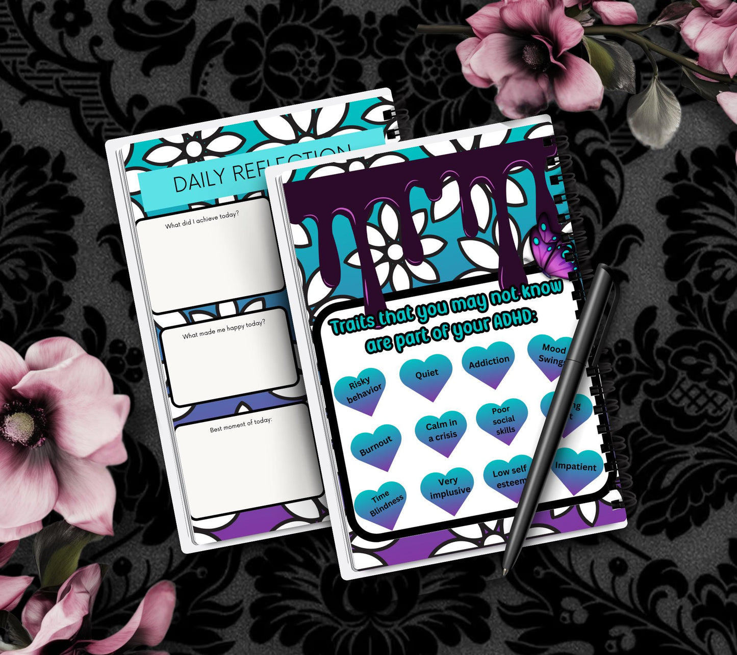 ADHD Planner, Focused Journal & Planner For ADHD Minds, Keep Track of Appointments and Daily Task Organizing and Routine Productivity