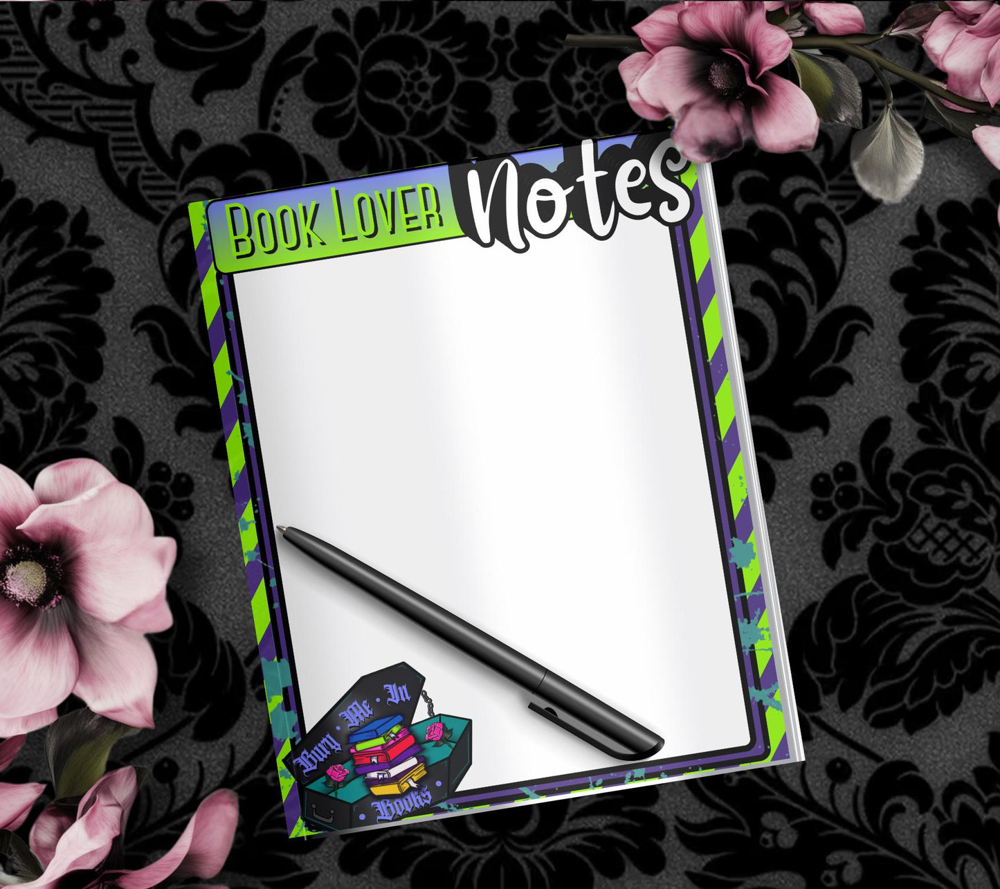 Dark Academia Book Lover Notepad: Gothic Reader To-Do List