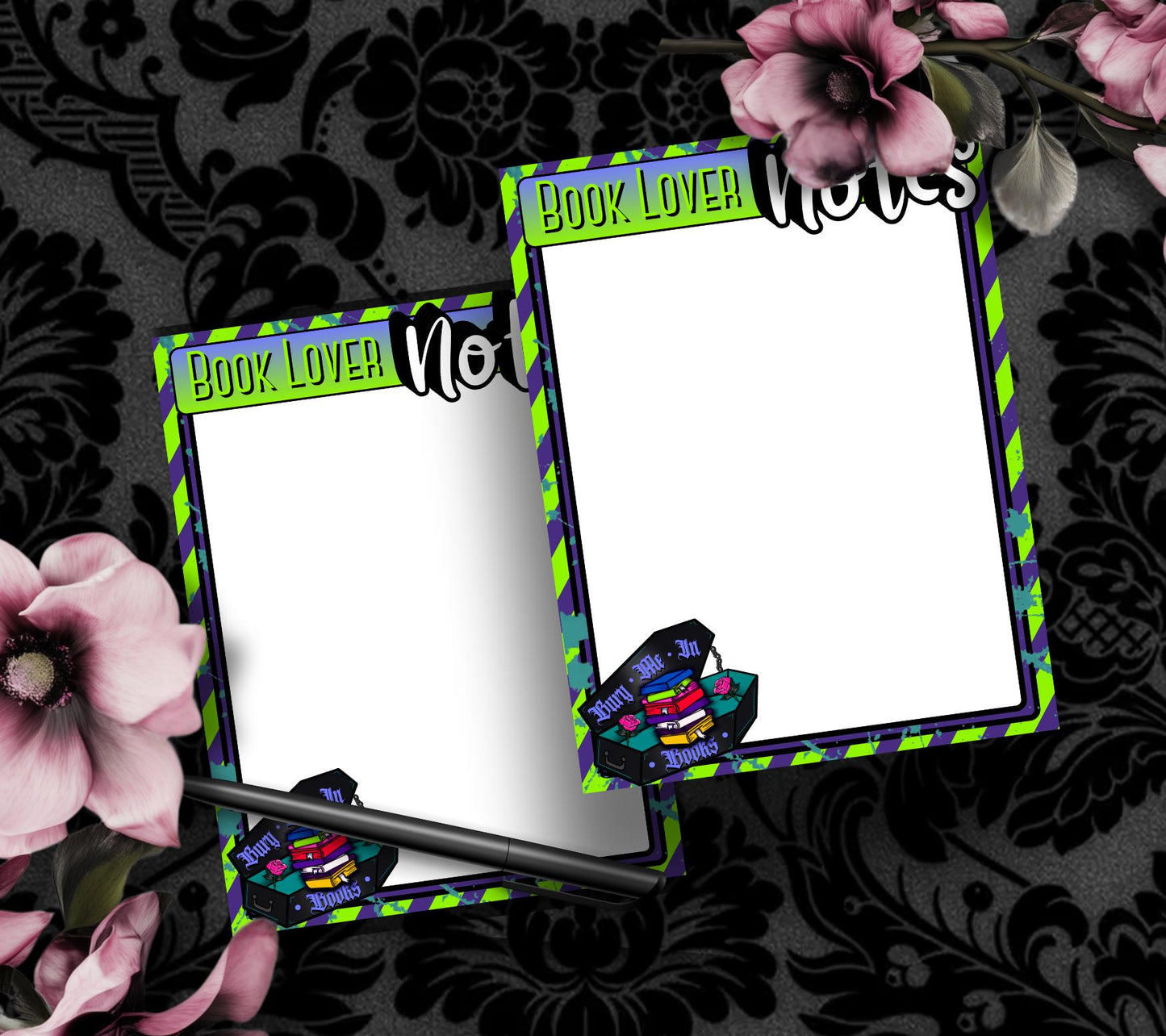 Dark Academia Book Lover Notepad: Gothic Reader To-Do List
