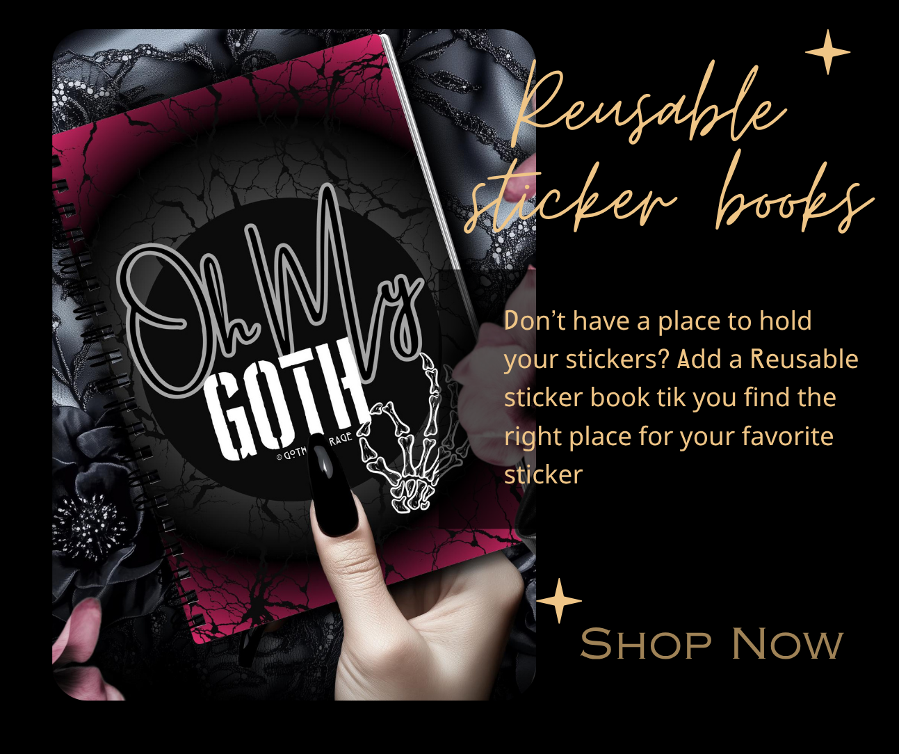Surprise Goth Gift Box – Handpicked Gothic Accessories & Art Items
