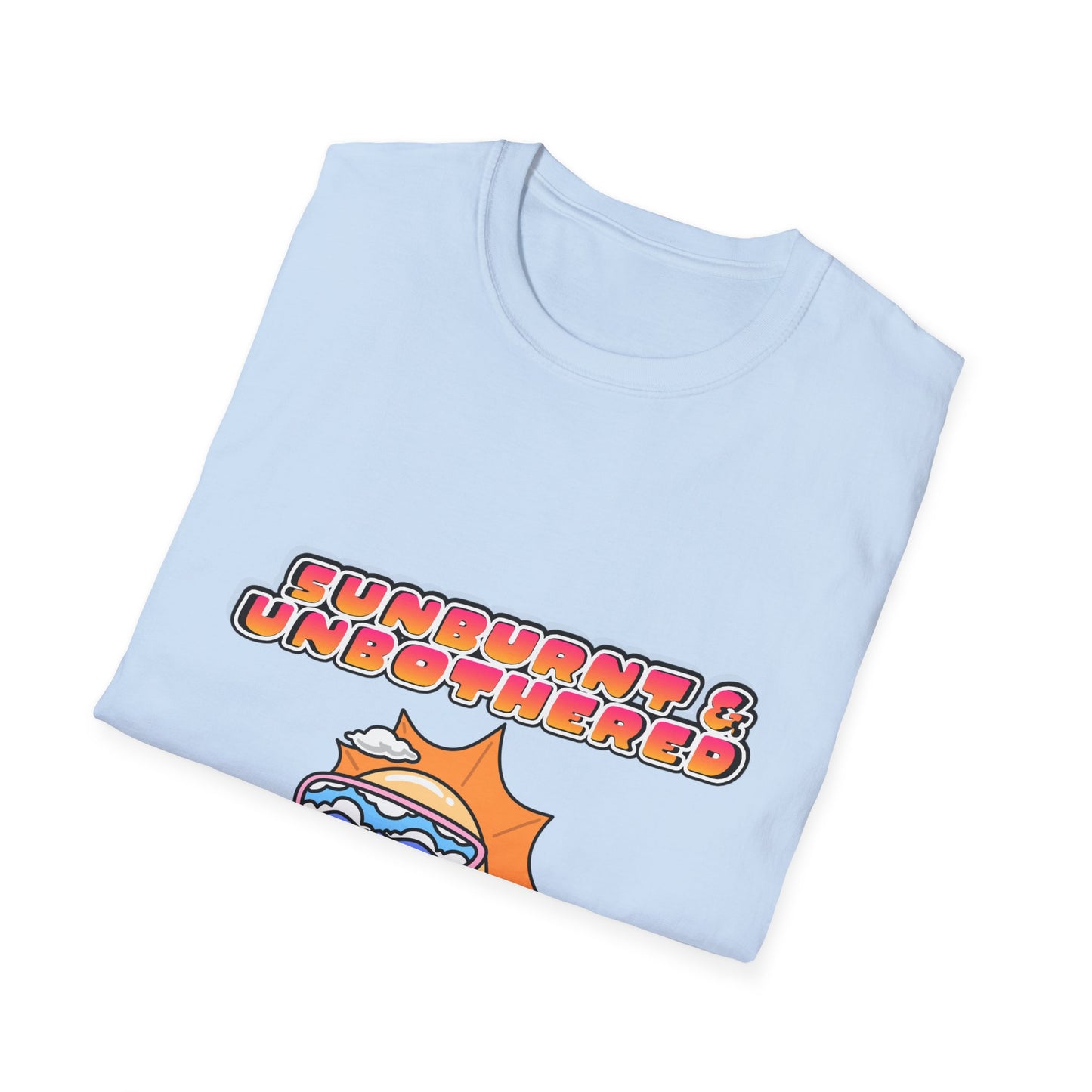 Sunburnt & Unbothered T-Shirt | Retro Sunglasses Sun Graphic Tee