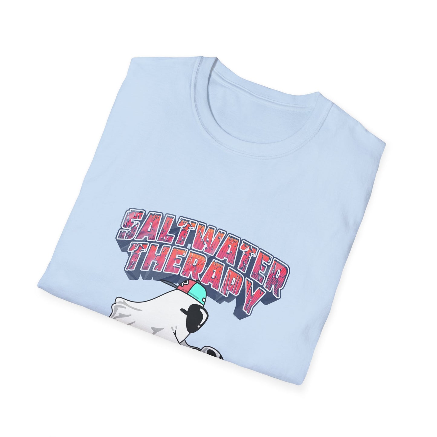 Saltwater Therapy T-Shirt | Beach Ocean Relaxation Graphic Tee