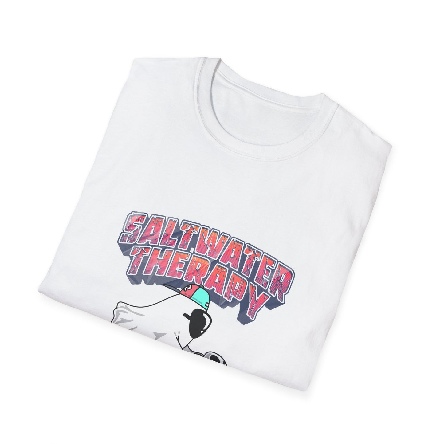 Saltwater Therapy T-Shirt | Beach Ocean Relaxation Graphic Tee