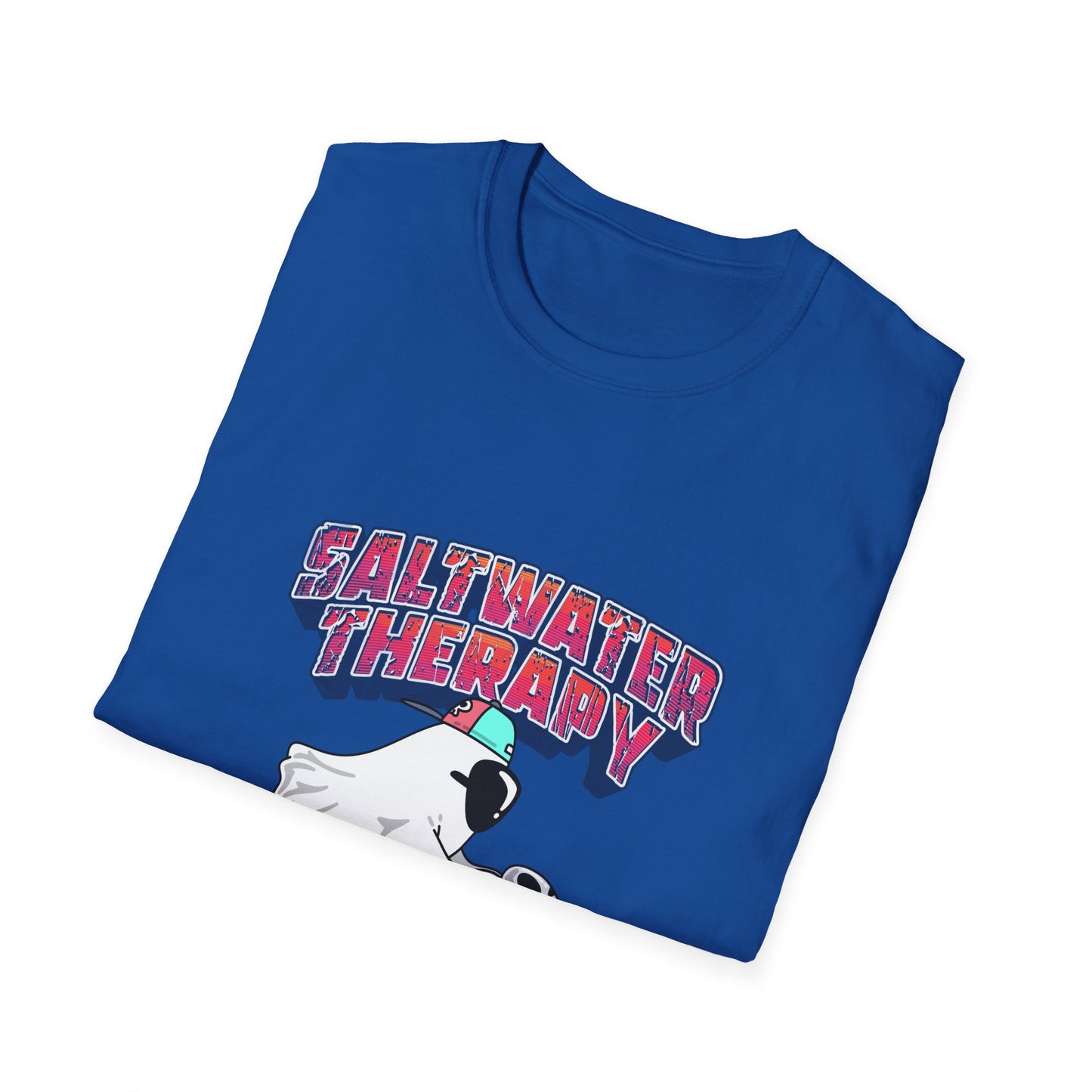Saltwater Therapy T-Shirt | Beach Ocean Relaxation Graphic Tee