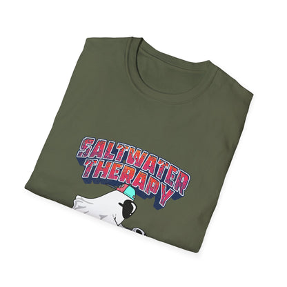 Saltwater Therapy T-Shirt | Beach Ocean Relaxation Graphic Tee