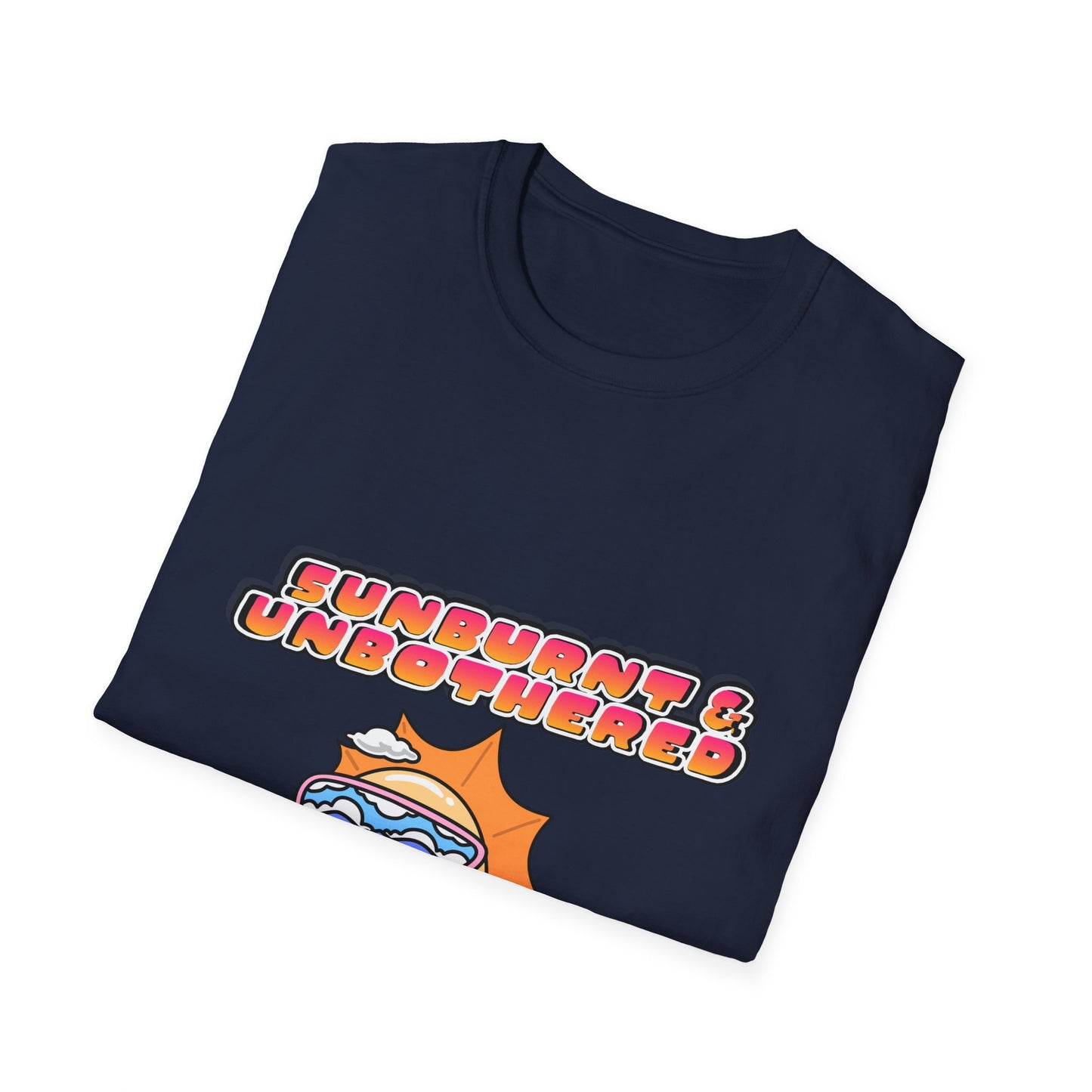 Sunburnt & Unbothered T-Shirt | Retro Sunglasses Sun Graphic Tee
