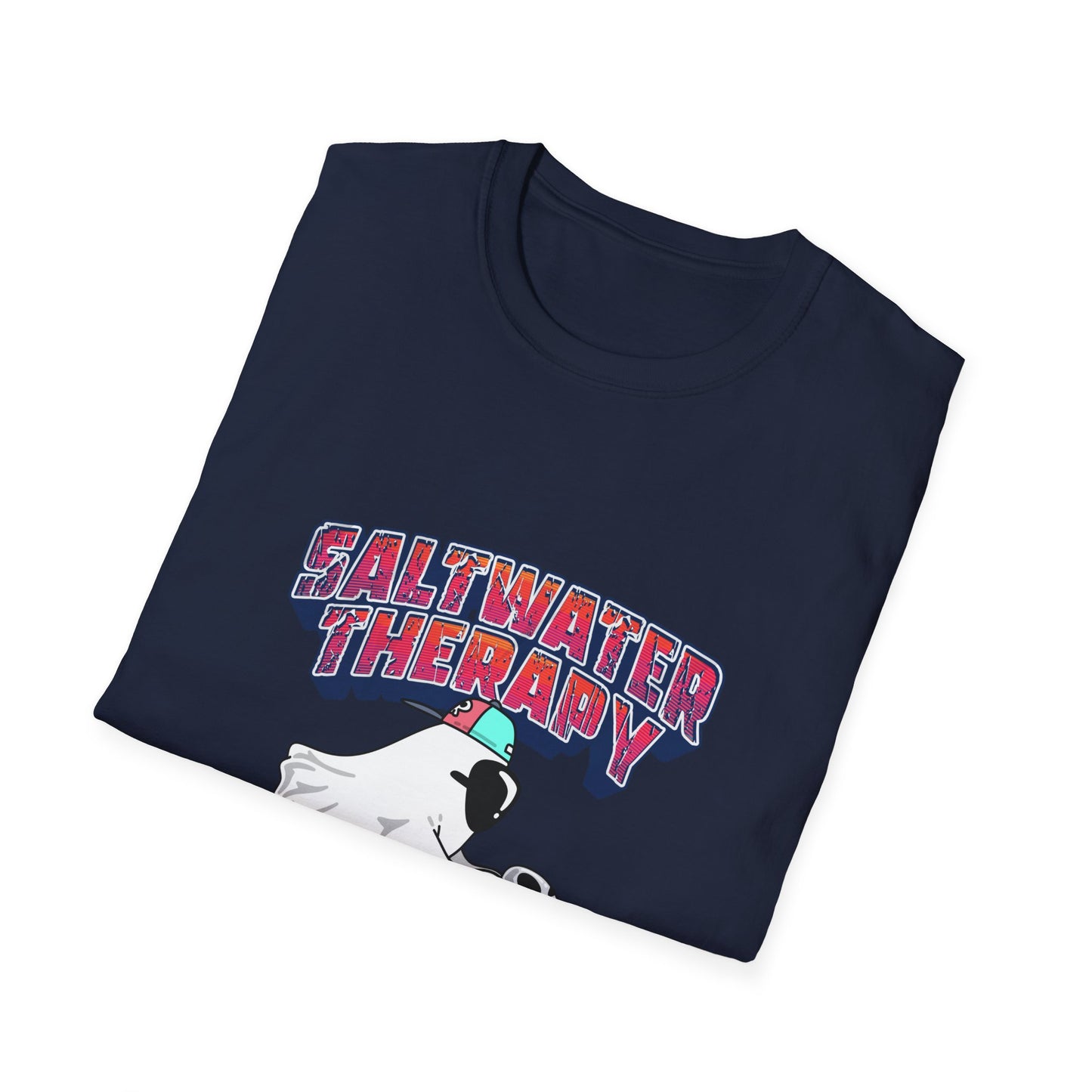 Saltwater Therapy T-Shirt | Beach Ocean Relaxation Graphic Tee