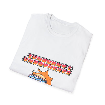 Sunburnt & Unbothered T-Shirt | Retro Sunglasses Sun Graphic Tee