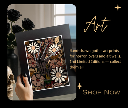 Surprise Goth Gift Box – Handpicked Gothic Accessories & Art Items