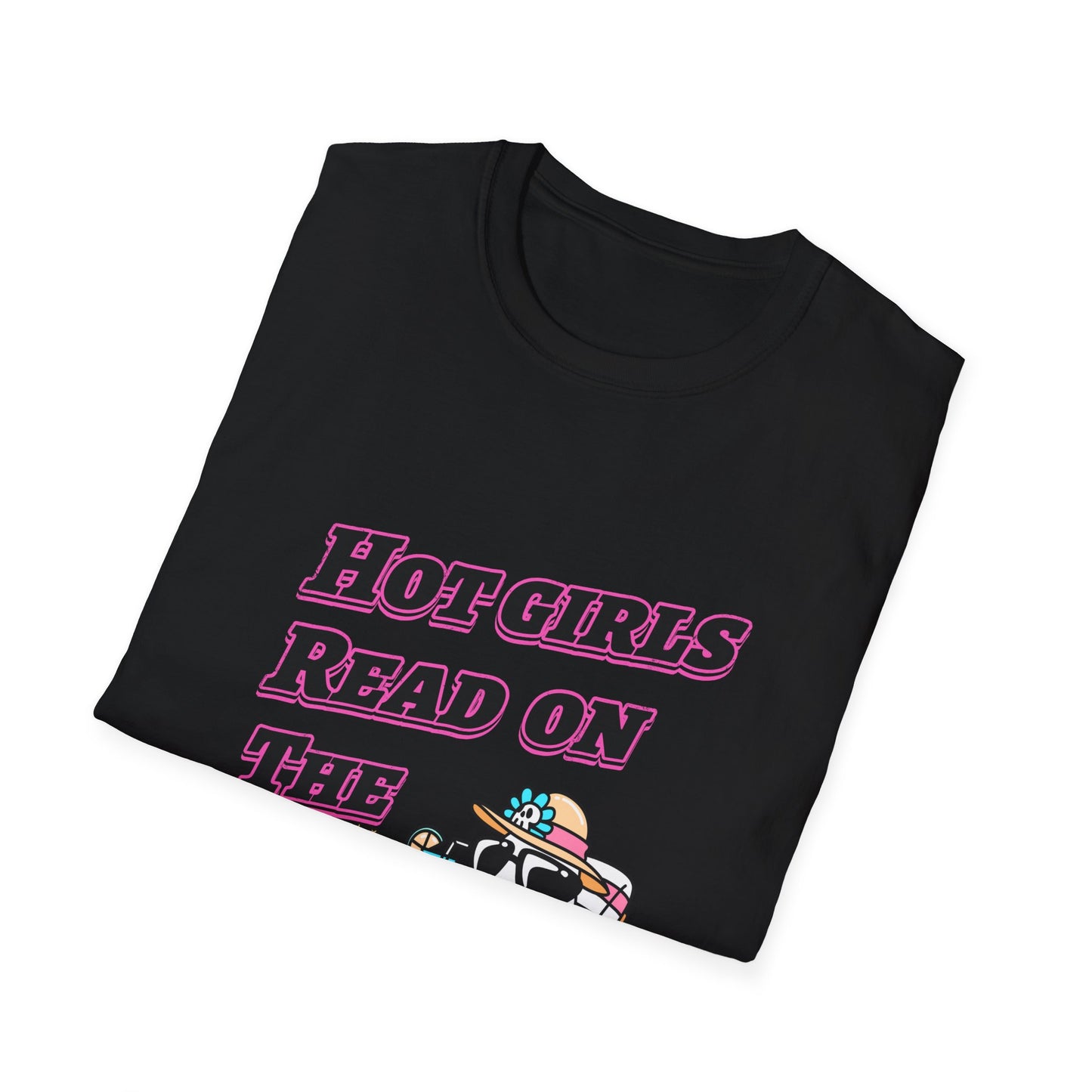 Hot Girls Read On The Beach T-Shirt | Funny Beach Reading Graphic Tee