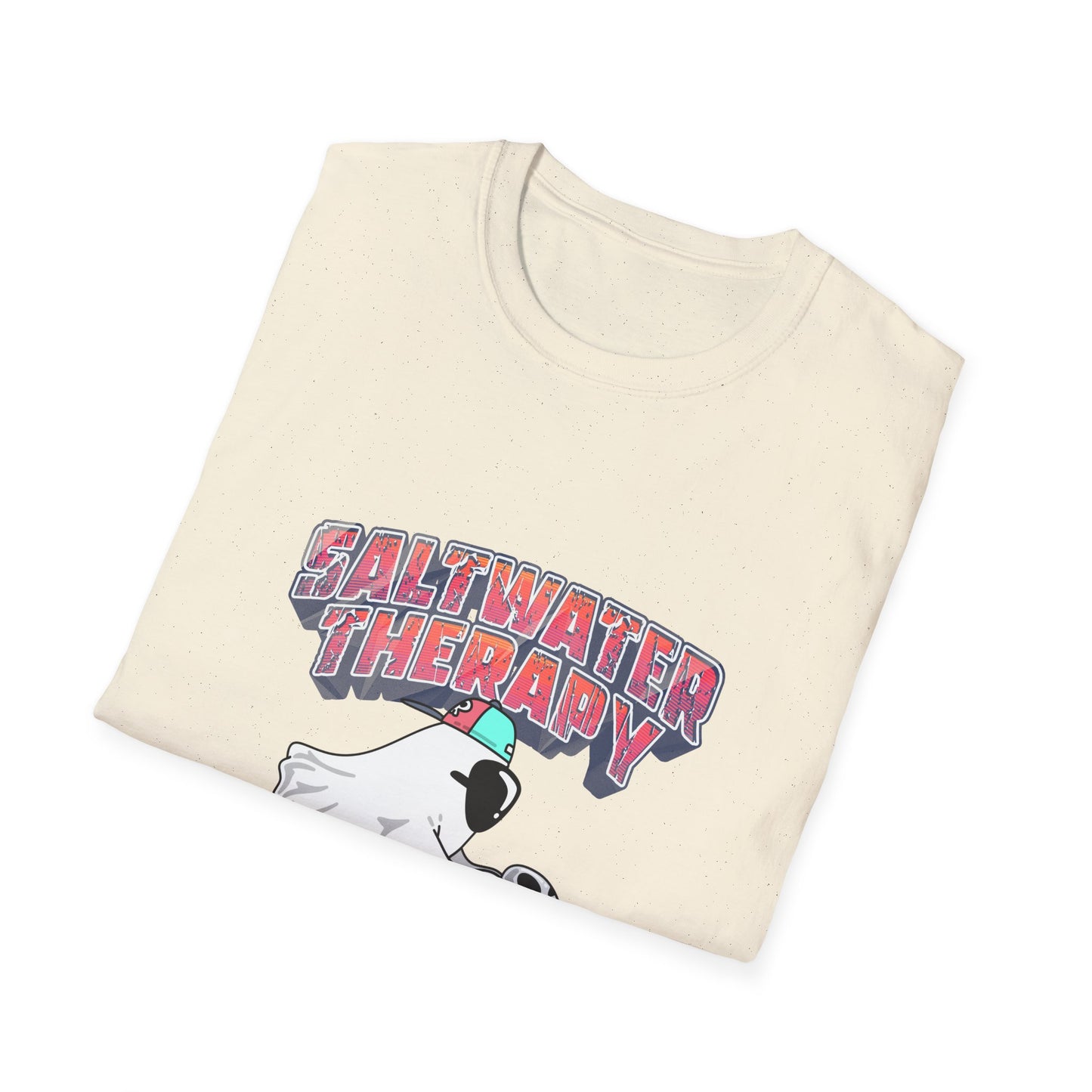 Saltwater Therapy T-Shirt | Beach Ocean Relaxation Graphic Tee