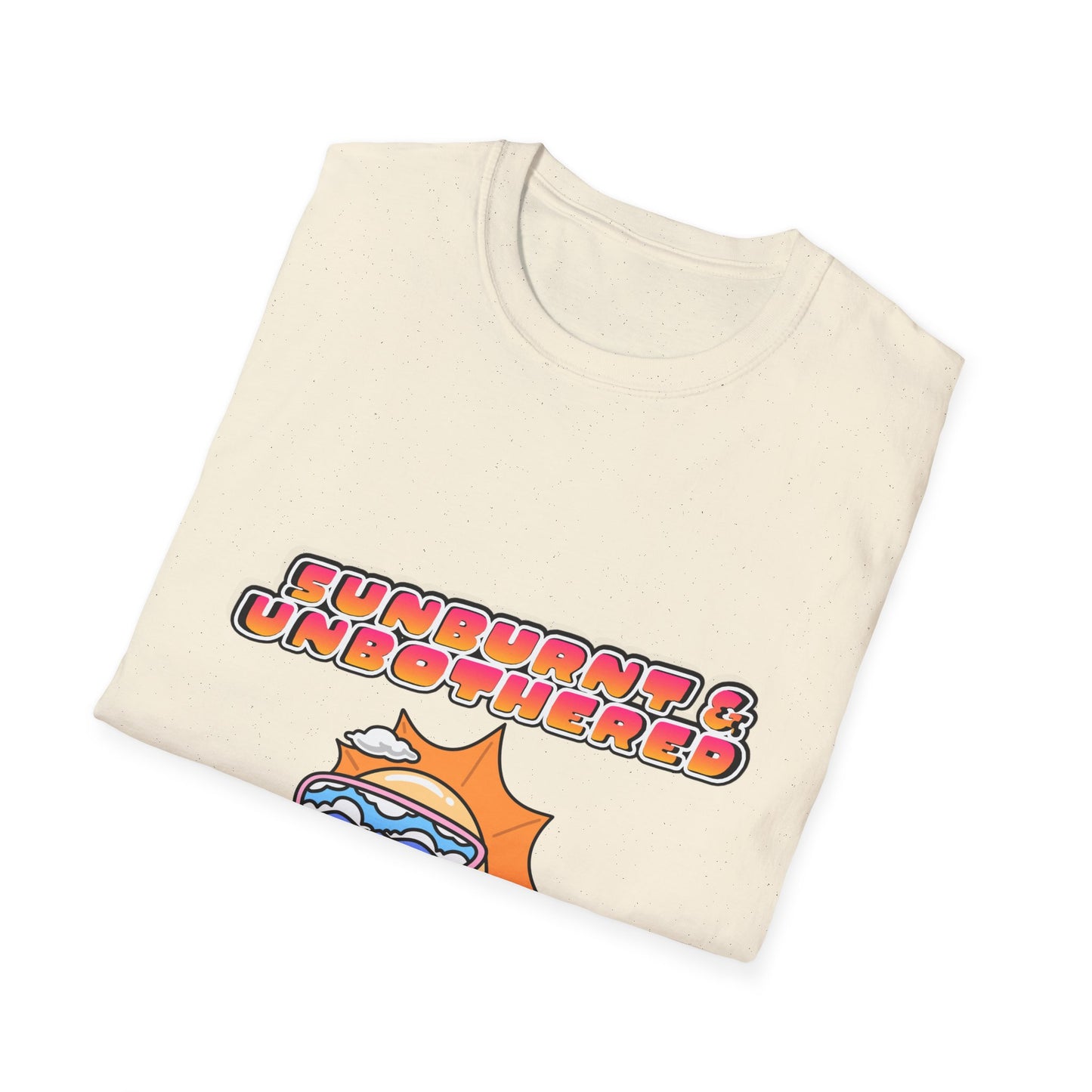 Sunburnt & Unbothered T-Shirt | Retro Sunglasses Sun Graphic Tee