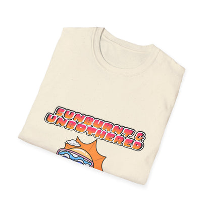 Sunburnt & Unbothered T-Shirt | Retro Sunglasses Sun Graphic Tee