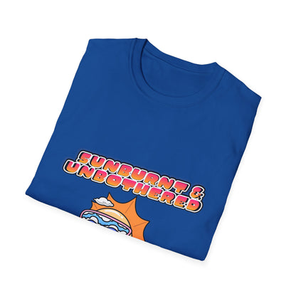 Sunburnt & Unbothered T-Shirt | Retro Sunglasses Sun Graphic Tee