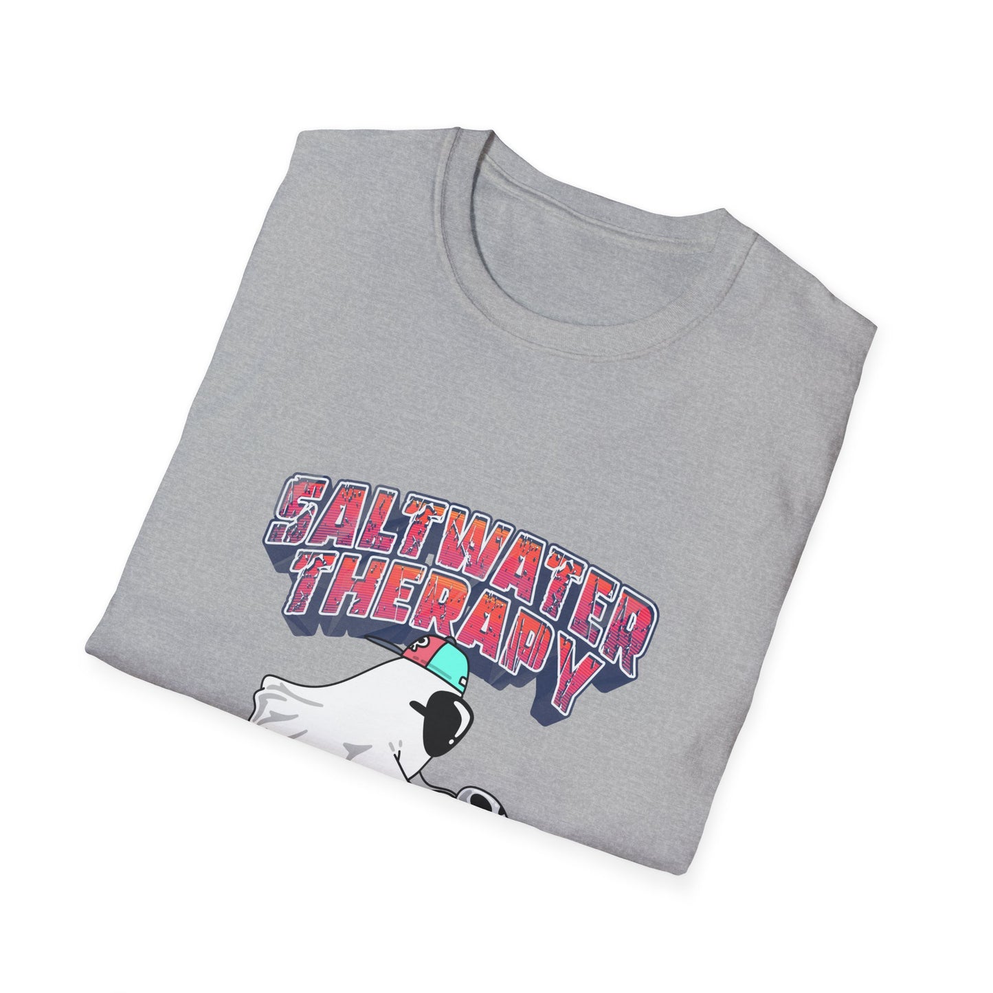 Saltwater Therapy T-Shirt | Beach Ocean Relaxation Graphic Tee