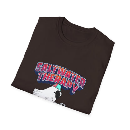 Saltwater Therapy T-Shirt | Beach Ocean Relaxation Graphic Tee