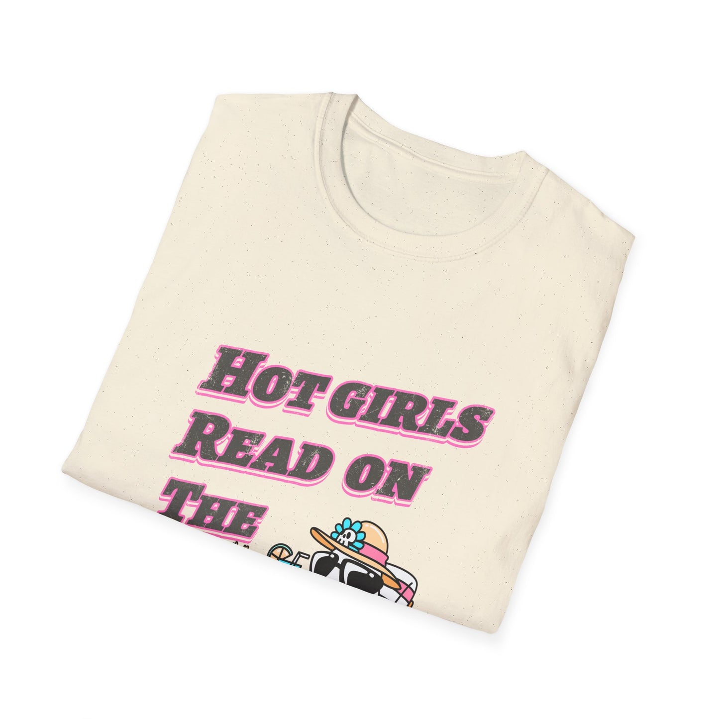 Hot Girls Read On The Beach T-Shirt | Funny Beach Reading Graphic Tee