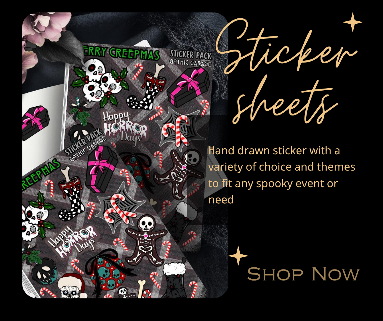 Surprise Goth Gift Box – Handpicked Gothic Accessories & Art Items