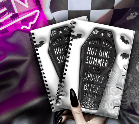 Gothic Spooky Bitch Season Reusable Sticker Book, Gothic Vibe Sticker Album, Perfect Gift to Personalize for Goth Lovers & Sticker Collector