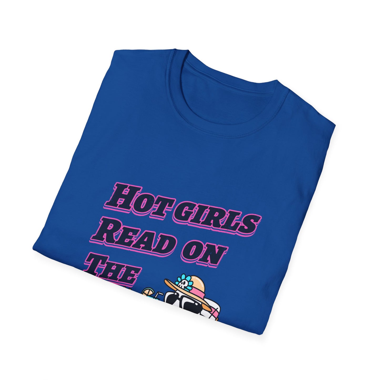 Hot Girls Read On The Beach T-Shirt | Funny Beach Reading Graphic Tee