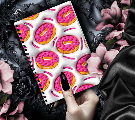 Sprinkles & Donuts Reusable Sticker Book, Perfect Gift to Personalize,  Kids and Adult Friendly Sticker Organizer