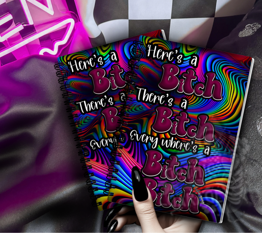 Psychedelic Sweary Rhythms Reusable Sticker Book, Adult Vibe Sticker Album, Perfect Gift to Personalize for Sticker Collectors