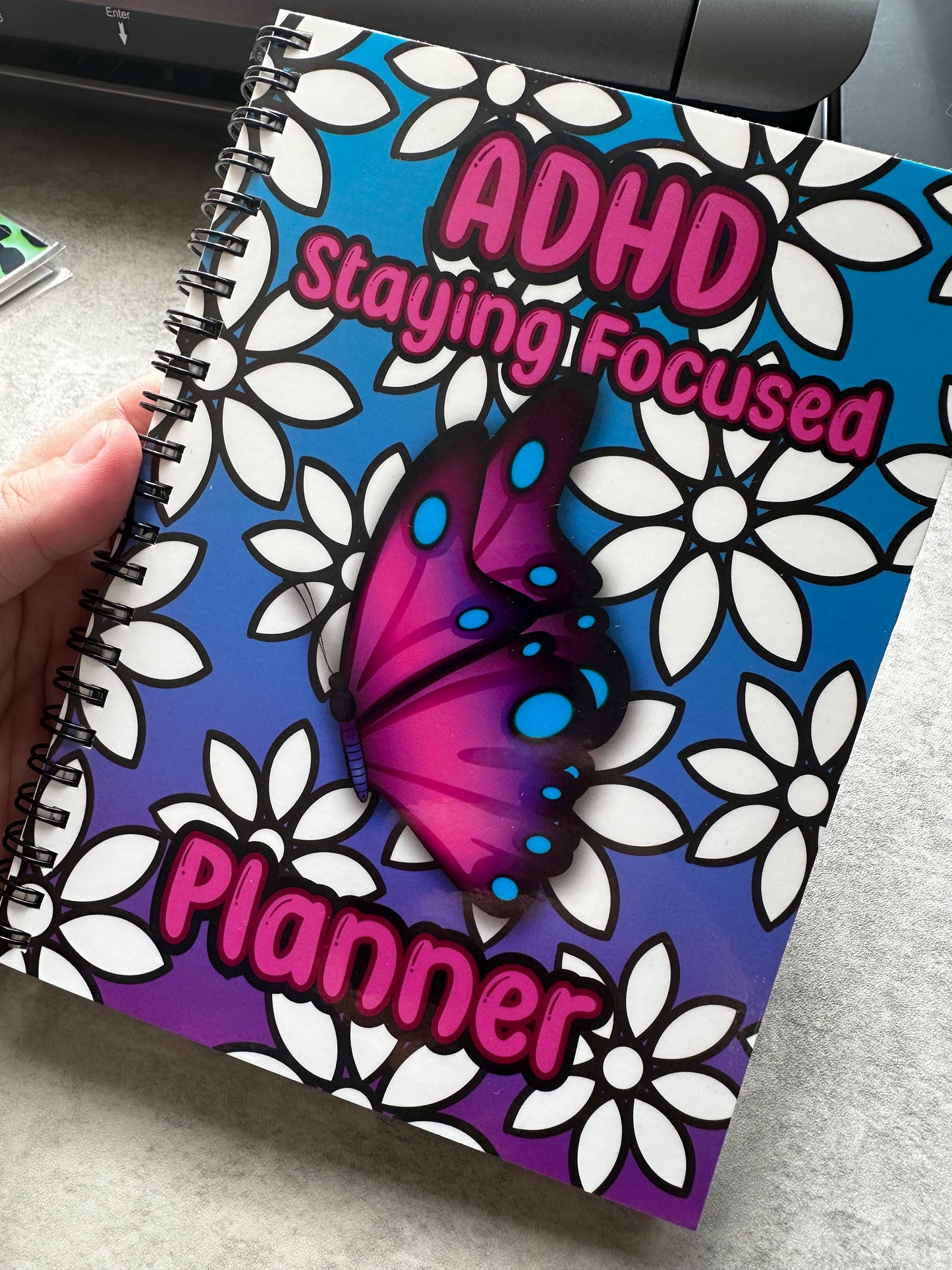 ADHD Planner, Focused Journal & Planner For ADHD Minds, Keep Track of Appointments and Daily Task Organizing and Routine Productivity