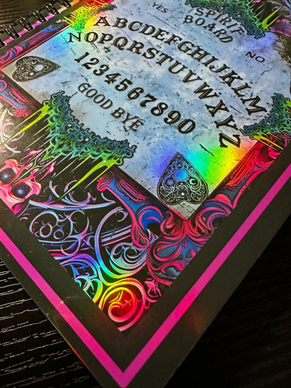 Spiral Notebook Journal: Spirit Board Holographic Notebook for Daily Notes, Diary or Personal Organizer