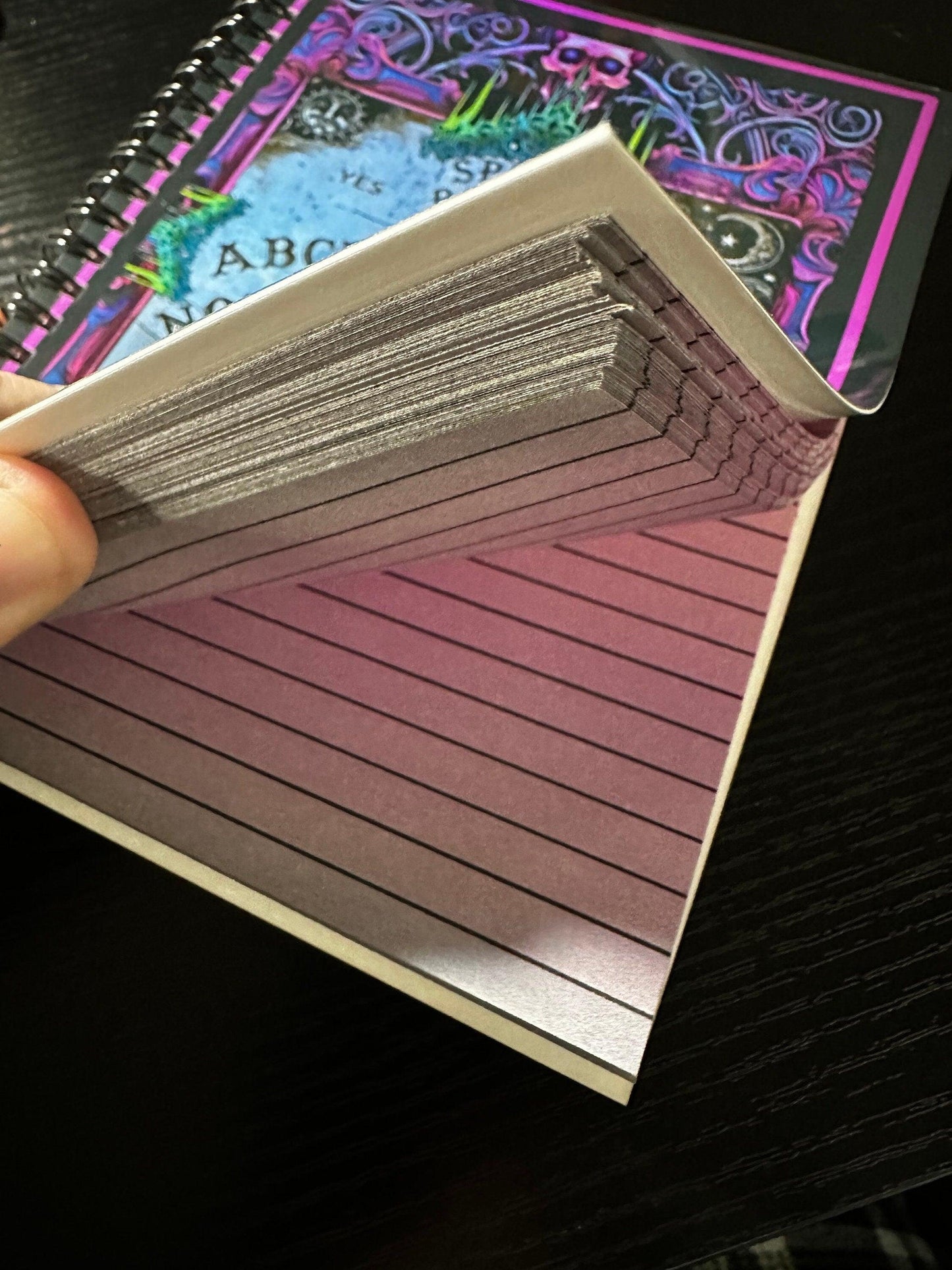 Spiral Notebook Journal: Spirit Board Holographic Notebook for Daily Notes, Diary or Personal Organizer