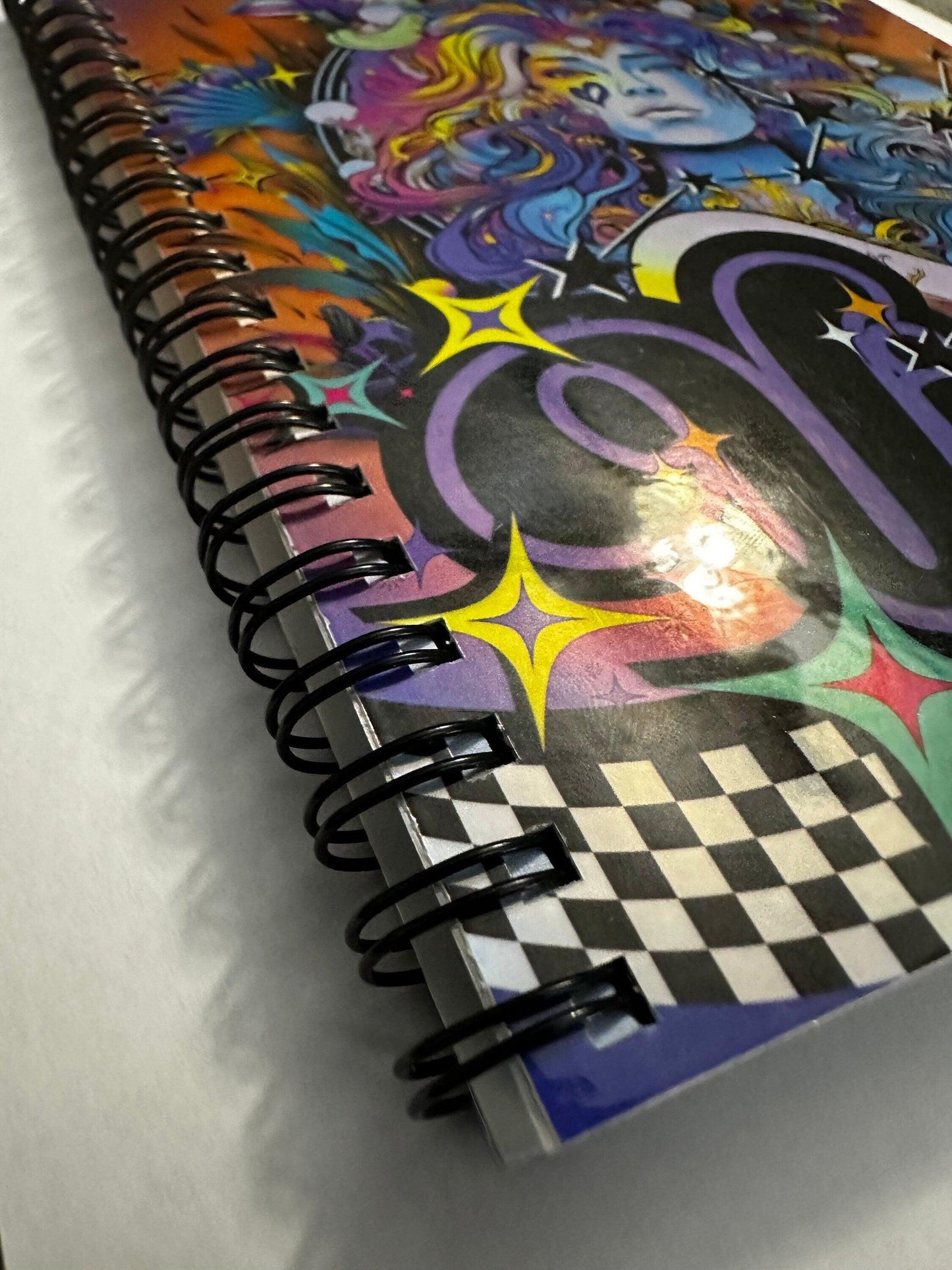 Spiral Notebook Journal: Virgo Zodiac Holographic Astrology Notebook for Daily Notes, Diary or Personal Organizer