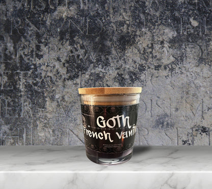 Various Scented Gothic Glass Candle Perfect for Dark Home Decor & Unique Goth Gifts, Intricately Designed for a Mysterious Modern Ambiance