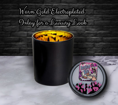 Birthday Cake Gothic Candle Perfect for Dark Home Decor & Unique Goth Gifts, Intricately Designed for a Mysterious Modern Ambiance