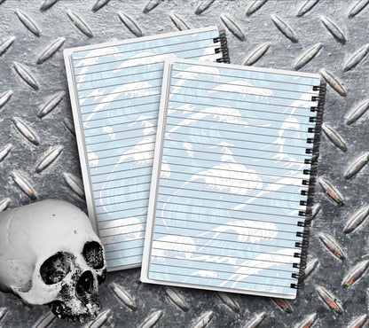 Aquarius Zodiac Astrology Spiral Notebook Writing Journal, Lined Notebook for Personal Task and Notes, Keep Track of Your Daily Life