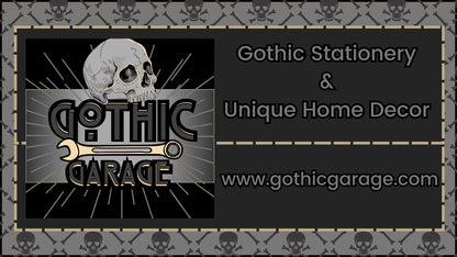 Gothic Floral & Skull Books Sticker Sheets for Collecting and Scrapbooking - High-Quality, Vibrant Designs, Perfect Budget Friendly Gifts