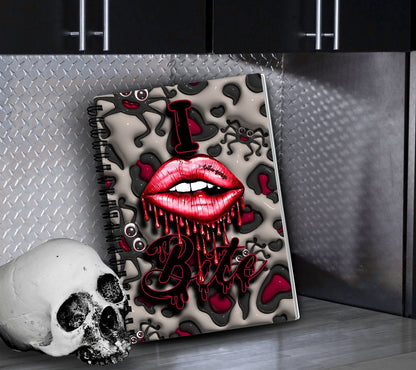 Biting Spiders Reusable Sticker Book, Gothic Vibe Sticker Album, Perfect Gift to Personalize for Goth Lovers & Sticker Collectors