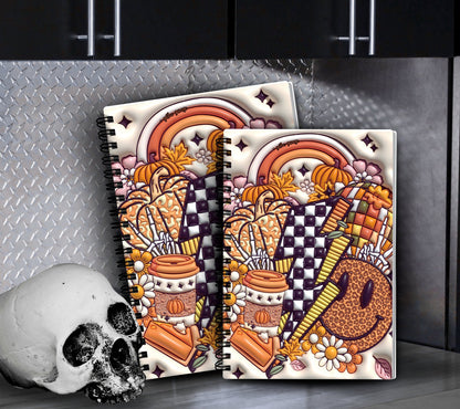 Happy Fall Collage Reusable Sticker Book, Spooky Vibe Sticker Album, Perfect Gift to Personalize for Sticker Collectors