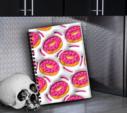 Sprinkles & Donuts Reusable Sticker Book, Perfect Gift to Personalize, Kids and Adult Friendly Sticker Organizer