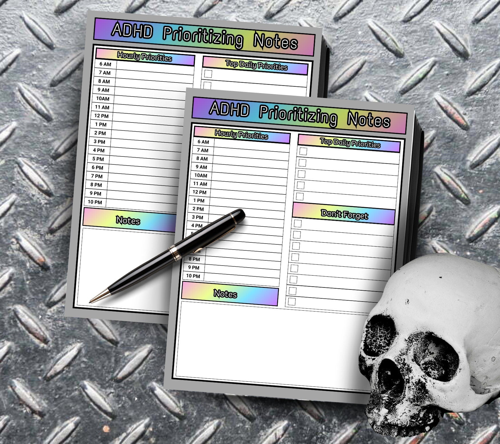 ADHD Daily Prioriting Tasks Notepad, Perfect Gift for Adults Coping with ADHD, Coworkers and Friends