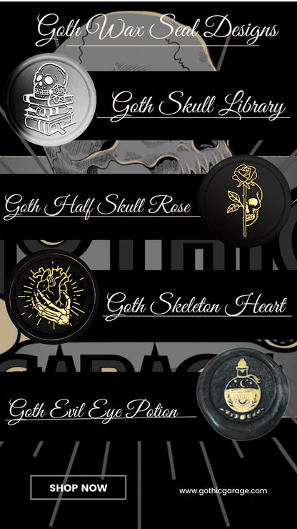 Cute Bat Wax Seals – Gothic Envelope Seals for Invitations, Letters & Packaging