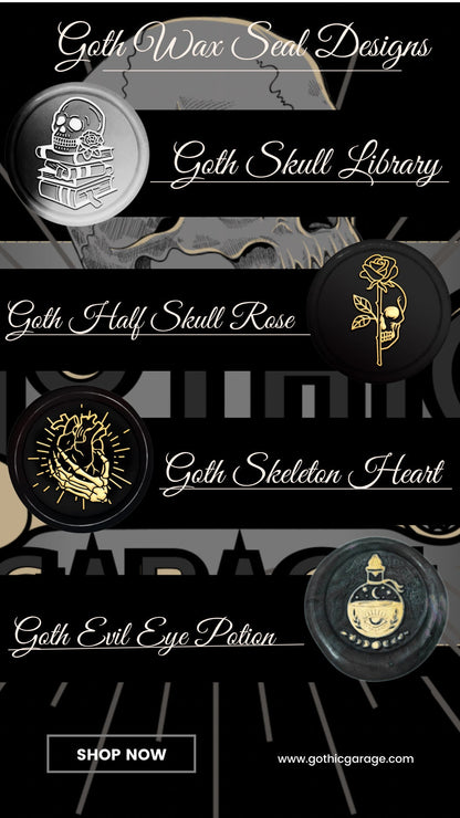 Gothic Crystal Moon Soy Wax Seal Sticker, Handpoured & Stamped, Elegant Addition for Gothic Wedding Envelopes and Invitations