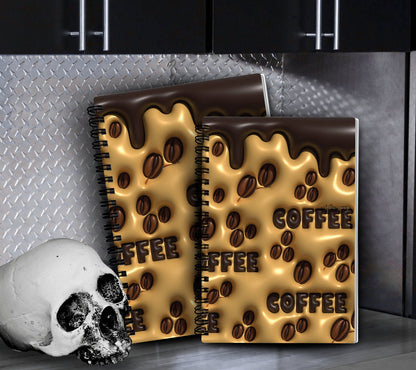 Coffee Beans Reusable Sticker Book, Perfect Fun Gift to Personalize for Coffee Lovers & Sticker Collectors