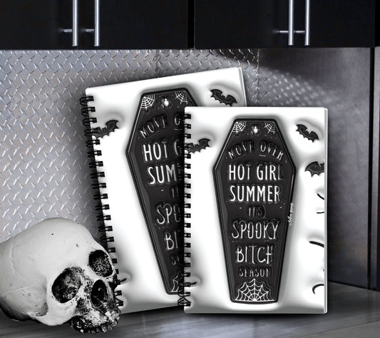 Gothic Spooky Bitch Season Reusable Sticker Book, Gothic Vibe Sticker Album, Perfect Gift to Personalize for Goth Lovers & Sticker Collector